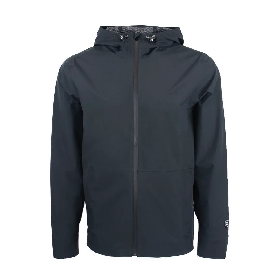 48-Hour Zusa Men's Black North Shore Rain Jacket