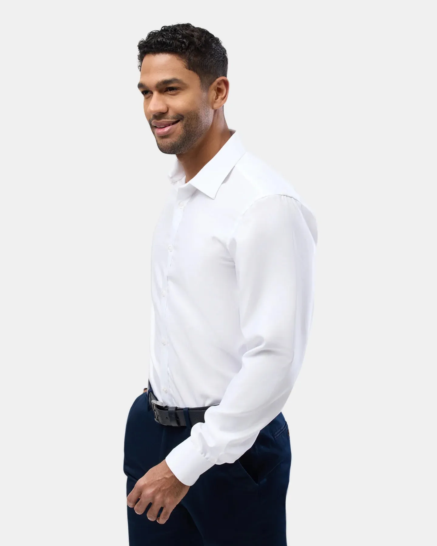 Brooksfield - Premium Cotton Shirt White