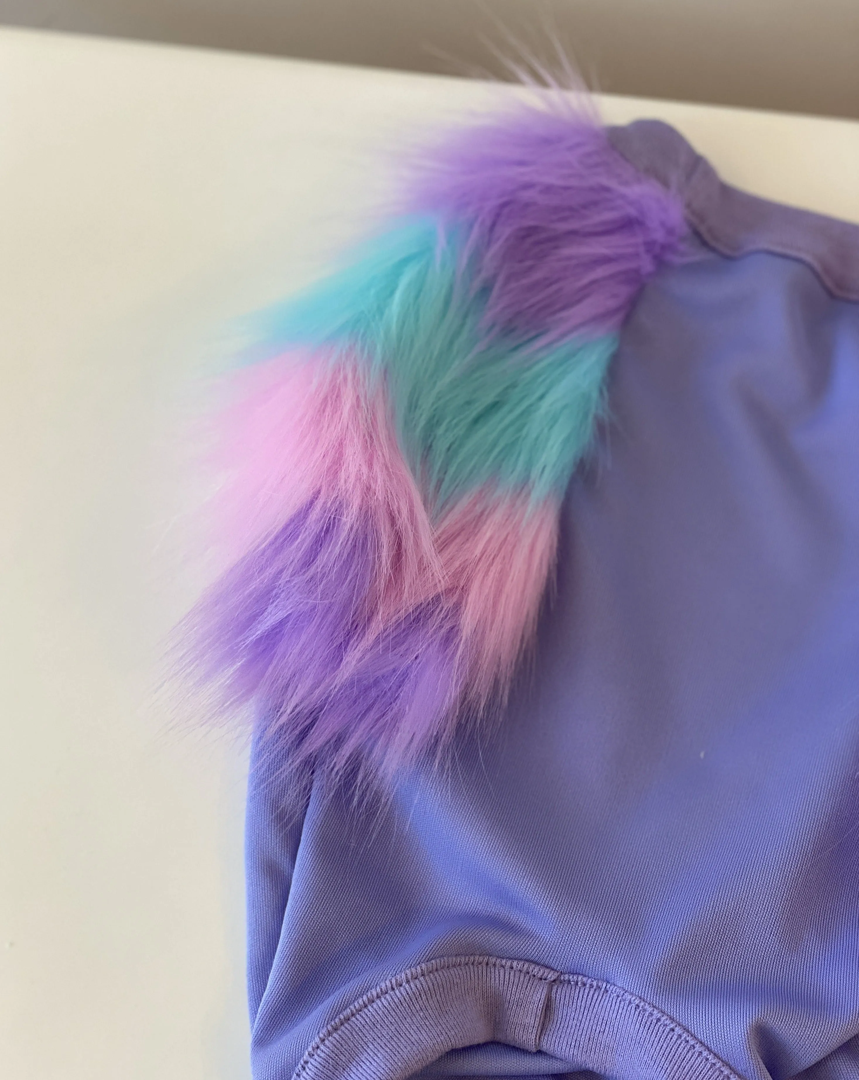 Bubblegum Faux-Fur Pullover Top << CLEARANCE >>