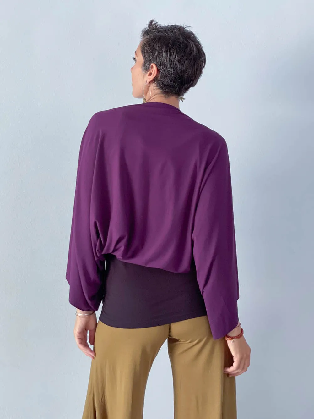 Convertible Wing Shrug Tunic