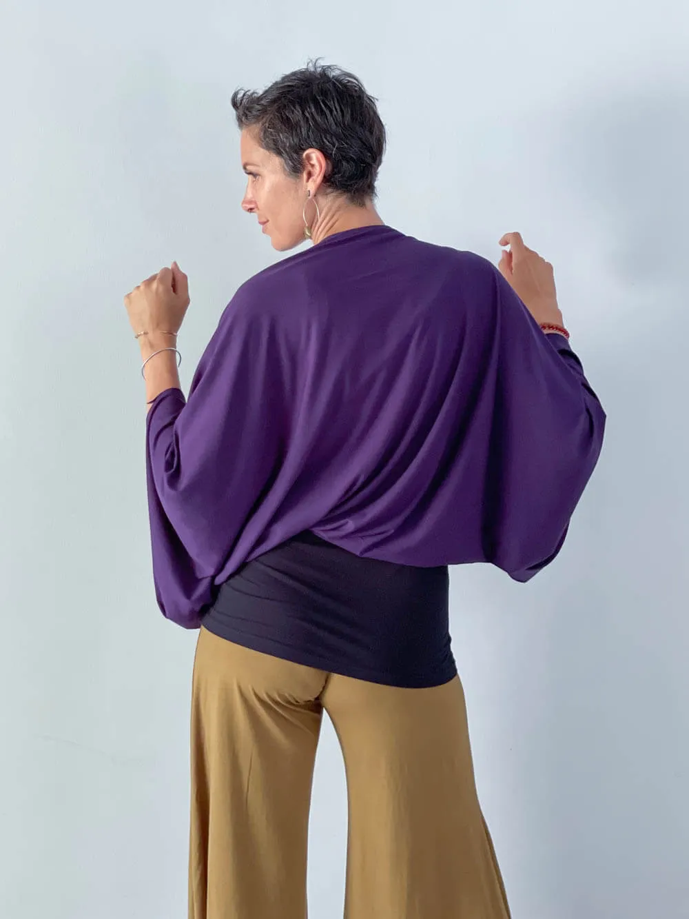 Convertible Wing Shrug Tunic