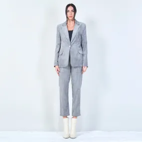 Corduroy single-button blazer wholesale