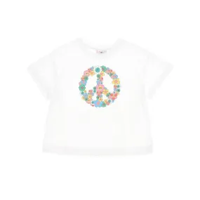 Girls Peace Logo T-Shirt