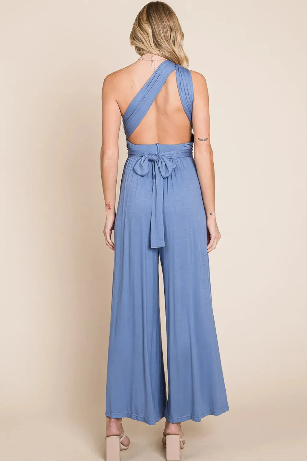 Inevitably Perfect Convertible Jumpsuit - Taupe