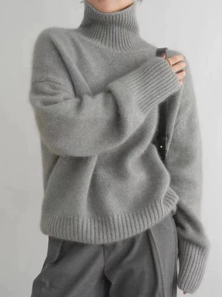 Karley – Comfortable, knitted, soft turtleneck sweater