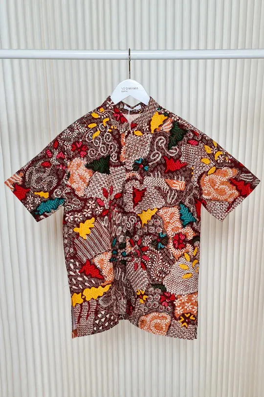 MANDARIN SHORT SLEEVE SHIRT