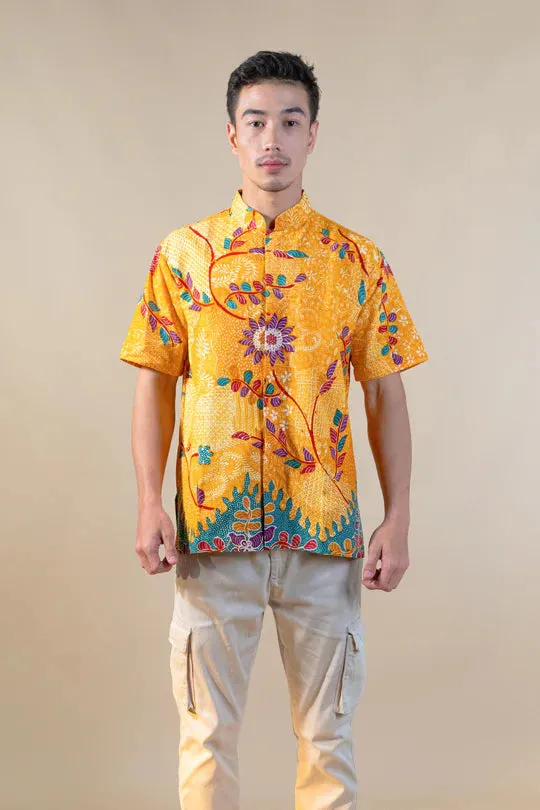 MANDARIN SHORT SLEEVE SHIRT