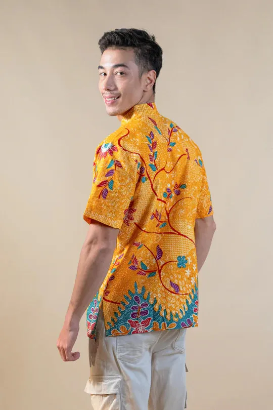 MANDARIN SHORT SLEEVE SHIRT