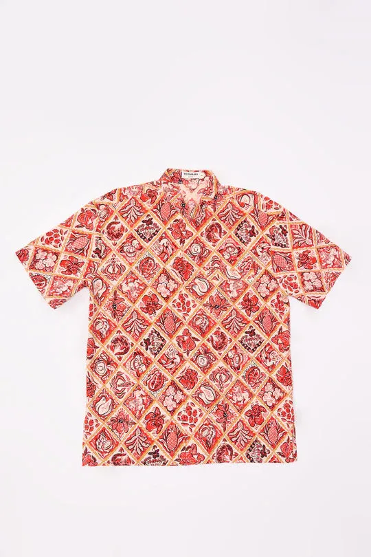 MANDARIN SHORT SLEEVE SHIRT