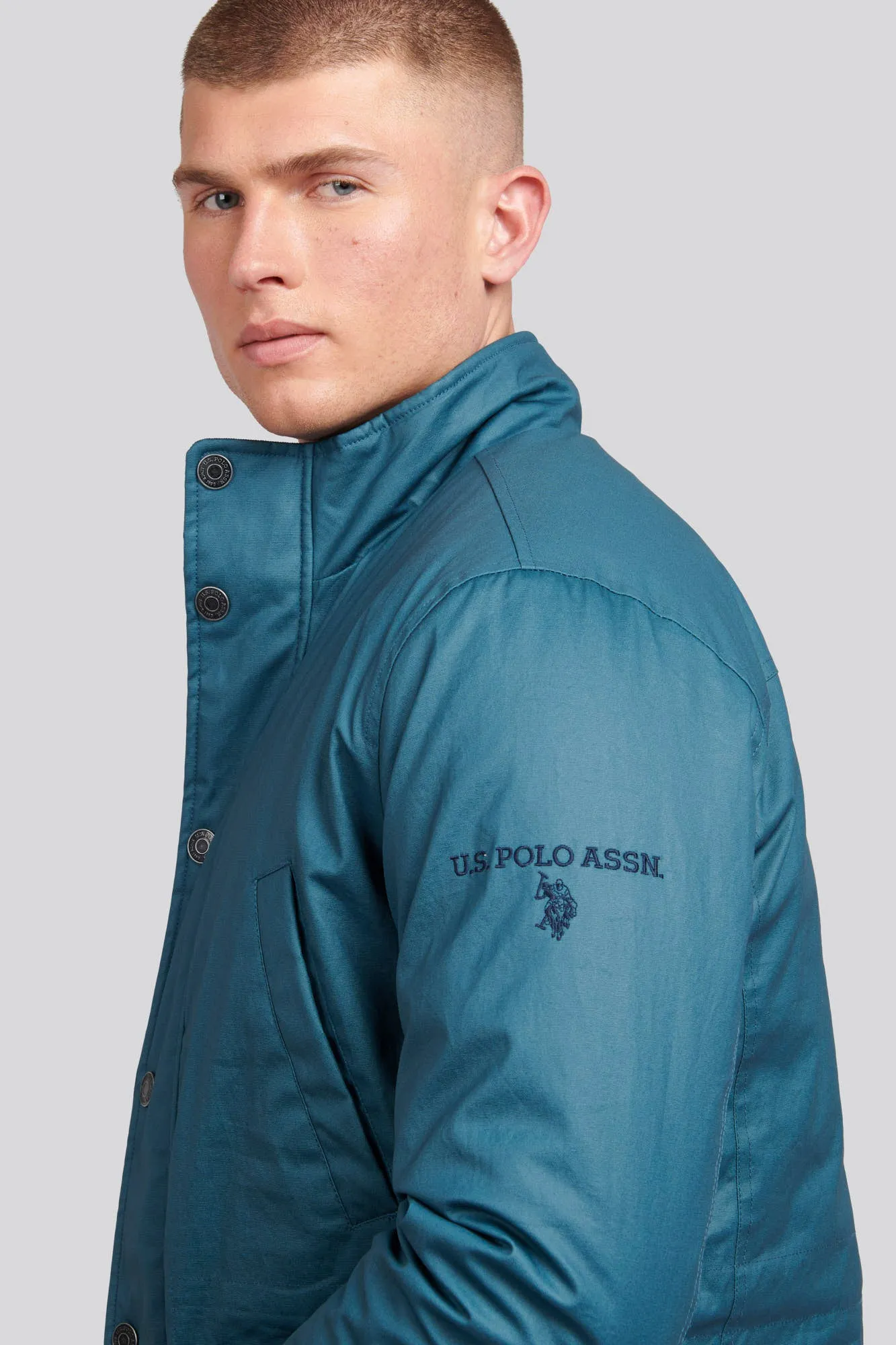 Mens 4 Pocket Field Jacket in Stargazer