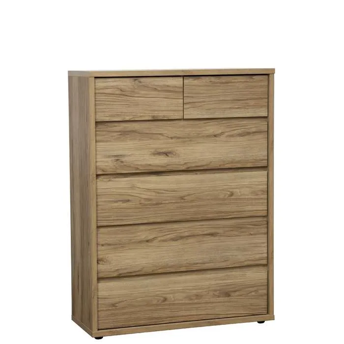 Nico Tallboy 6 Drawer