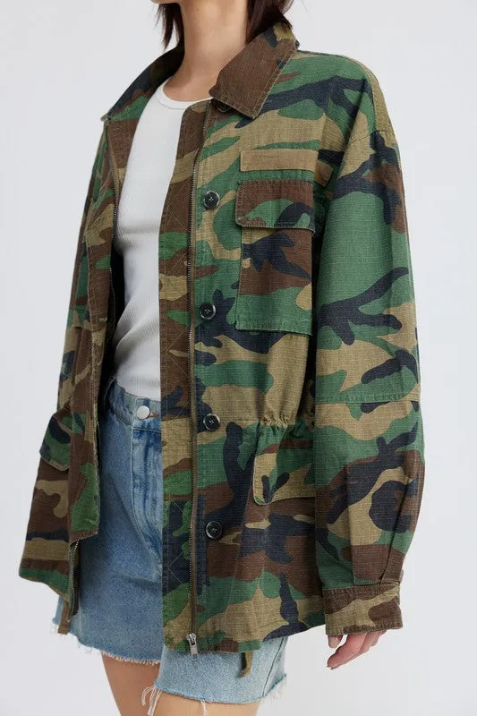 Oversized Camo Jacket