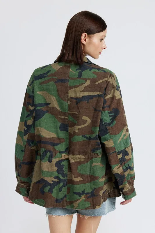 Oversized Camo Jacket