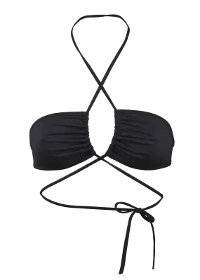 Sexy Multi way Bikini Top/ VERSA SWIM BLACK