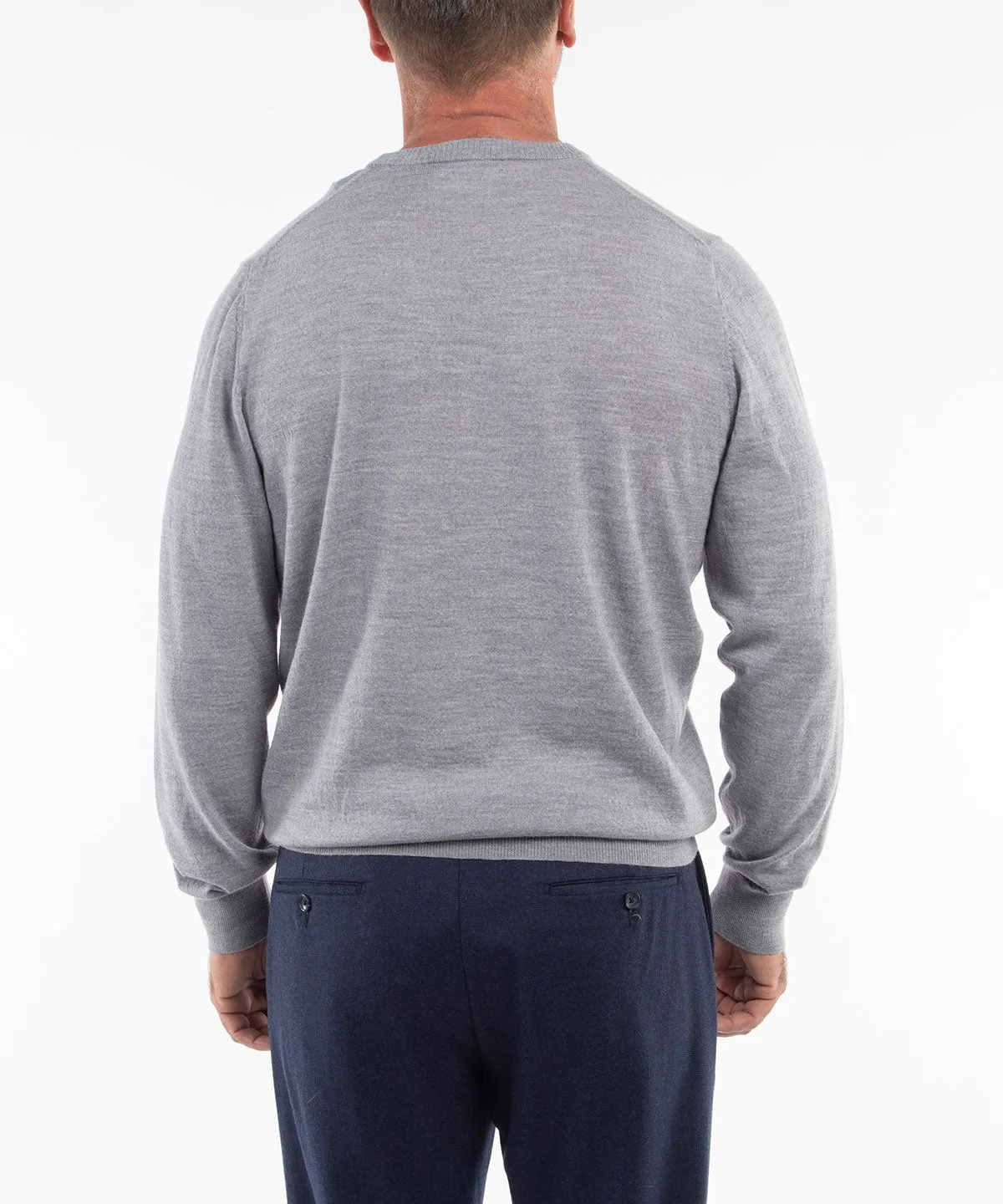 Signature Ultra Light 100% Merino Wool Crewneck Sweater