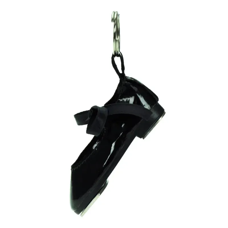 So Danca Mini Black Tap Shoe Key RIng