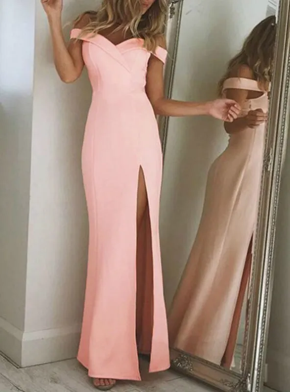 TastyHottie - Maxi Formal Party Dresses Strapless Solid Spring Girl Dresses