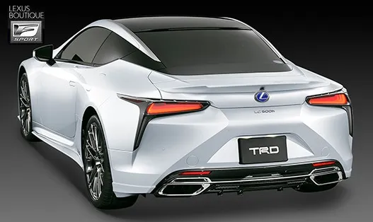 TRD JAPAN 2018-2024 Lexus LC 500/500h Rear Bumper Side Spoiler and Rear Diffuser Kit