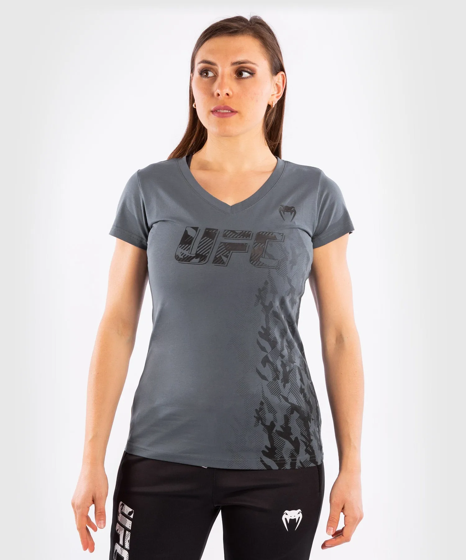 UFC Venum Authentic Fight Week Women's Short Sleeve T-shirt - Grey