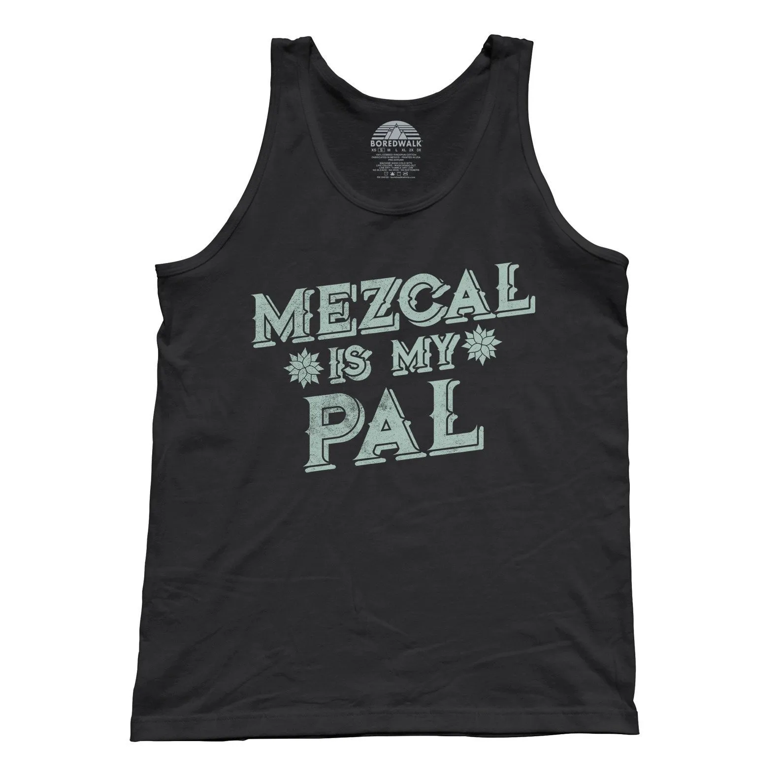 Unisex Mezcal is My Pal Tank Top - Cinco De Mayo Mexican Drinking