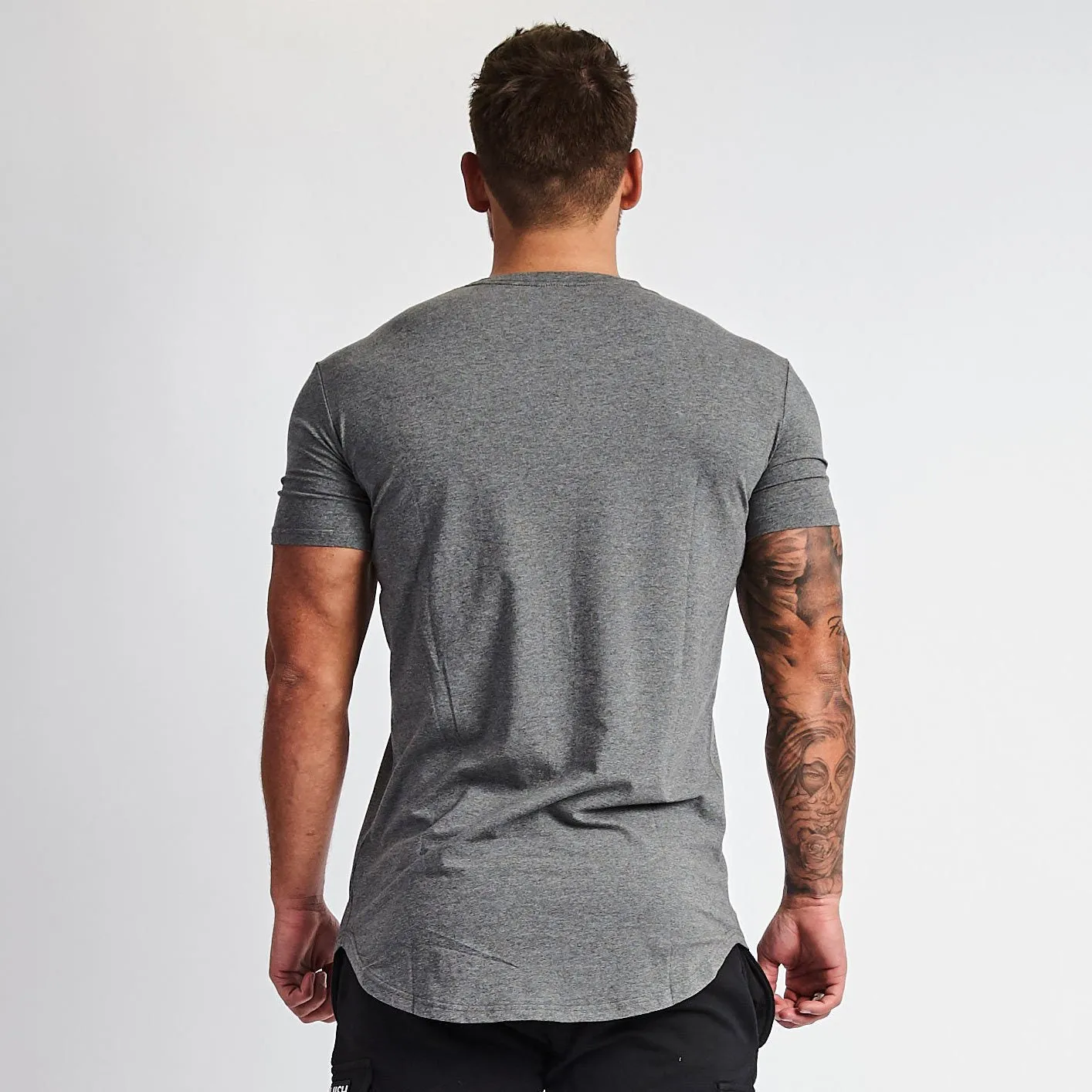 Vanquish Essential Grey Short Sleeved T Shirt