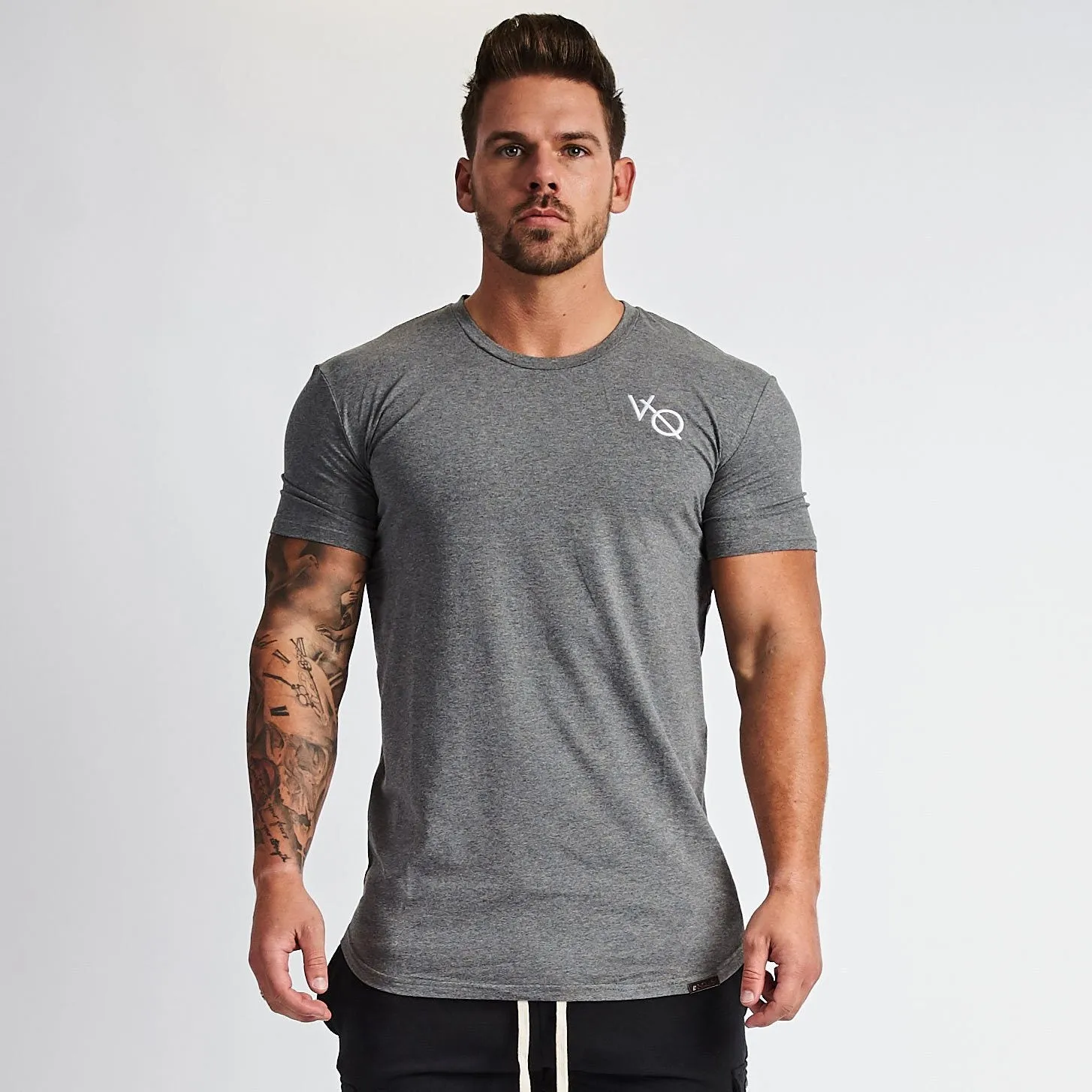 Vanquish Essential Grey Short Sleeved T Shirt