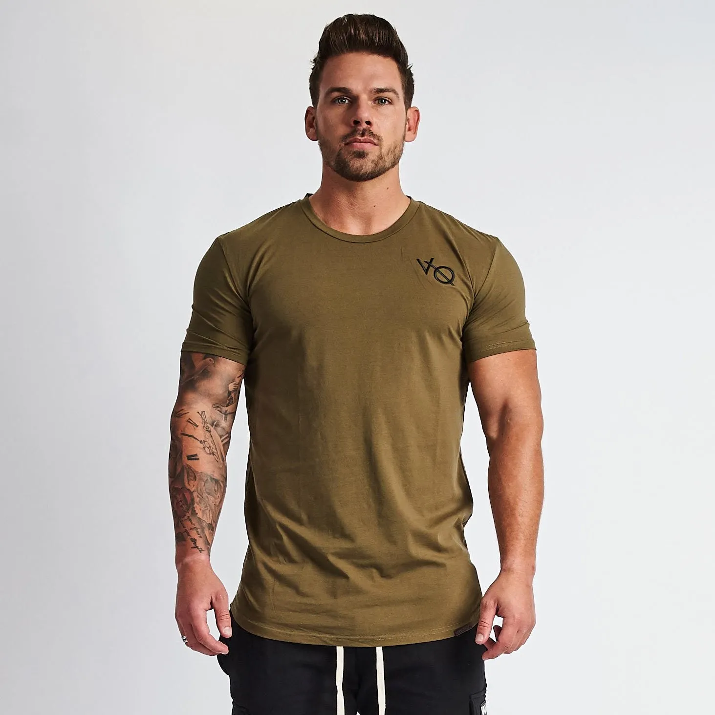 Vanquish Essential Khaki Short Sleeved T Shirt