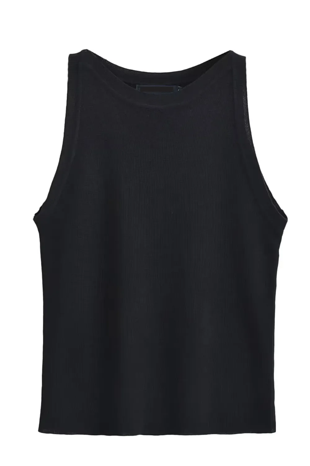 'Yolanda' Sleeveless Slim Knit Top (4 Colors)